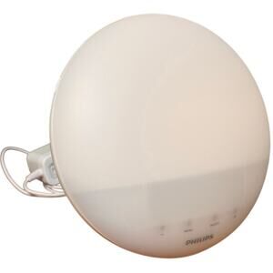 Philips HF3510 Wake-Up Light Sunrise Simulation White Lamp Alarm Radio Clock